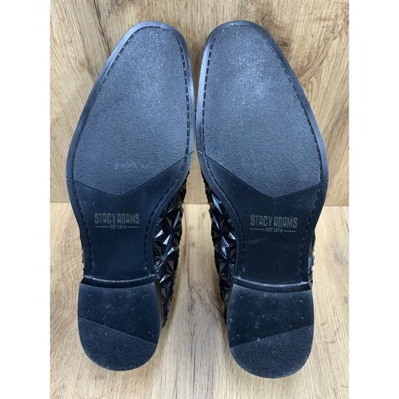 Stacy Adams Mens Sequence Plain Toe Slip On 3D Molded Upper Black Size 11 M main image 12
